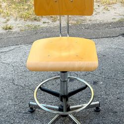 Bieffe Italian Drafting/Task Chair- 10" Seat height Adj.- New Cond.