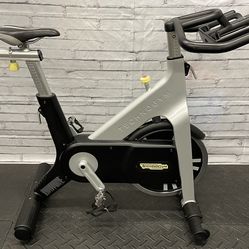 TechnoGym Indoor Group Cycling Commercial-Grade Spin Bike Trainer Exercise Bicycle Workout Gym
