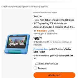Fire 7 Kids Tablet