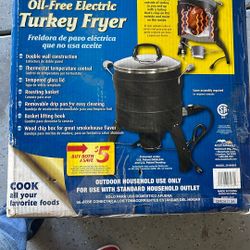 Oil Free Electric Turkey Fryer 