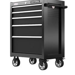 Craftsman 2000 Series 26.85-in W x 38.05-in H 5-Drawer Steel Rolling Tool Gabinet (Black)