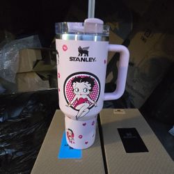 Betty Boop Stanley Cup Pink 40oz