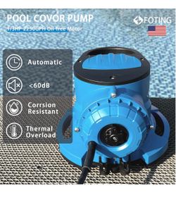 Submersible Pool cover pump