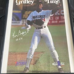 Ken Griffey Jr stadium giveaway poster 1988 16x24
