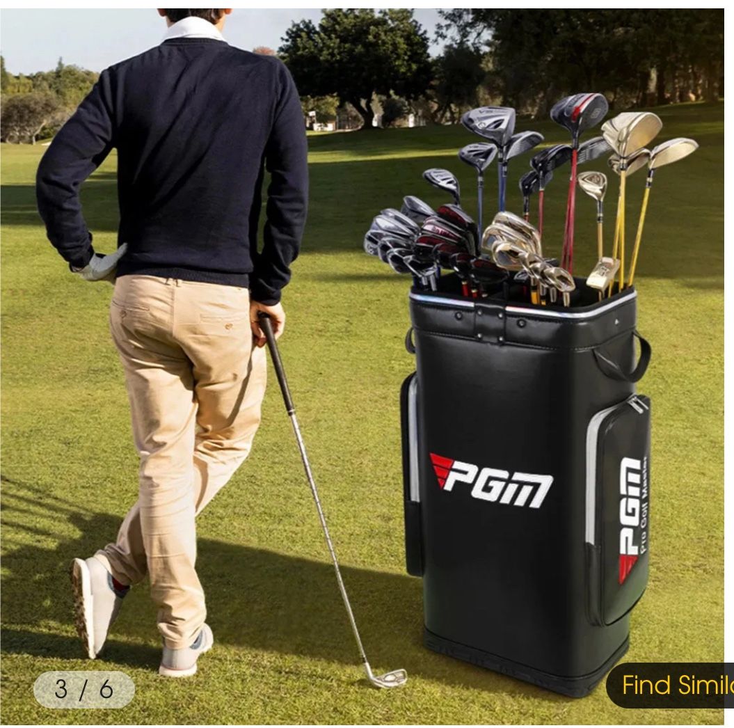 PGM Golf Club Case, Golf Bag, Golf Club Stand, Indoor/Outdoor Club Case