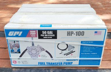 GPI Hand Pump Fuel Transfer Pump HP-100 New