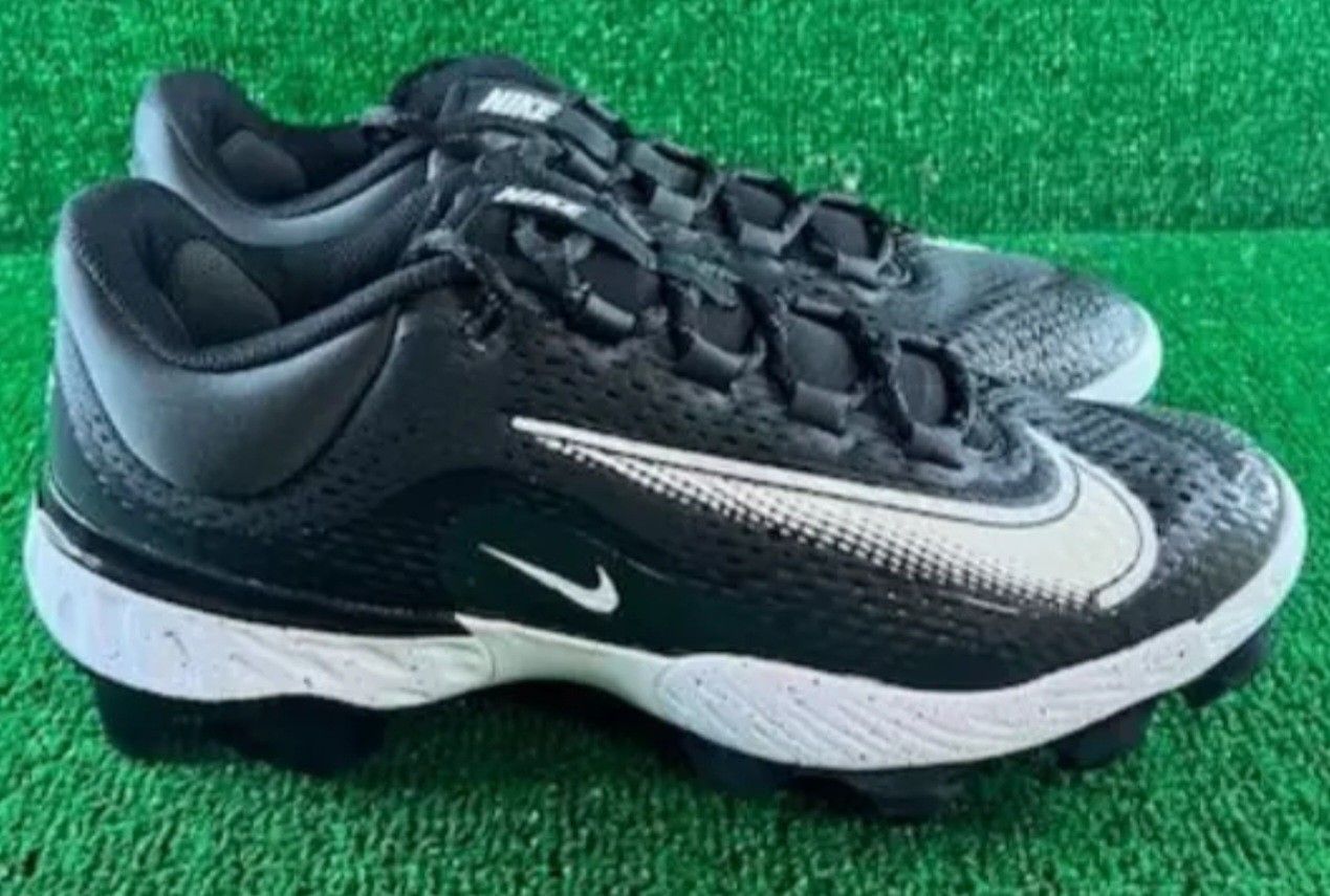 Brand New Nike Alpha Huarache ELITE 4 Low MCS Baseball Cleats Black White Men Sizes 8, 8.5, 10, 10.5, 12, 12.5, 13 ⚾️ ⚾️