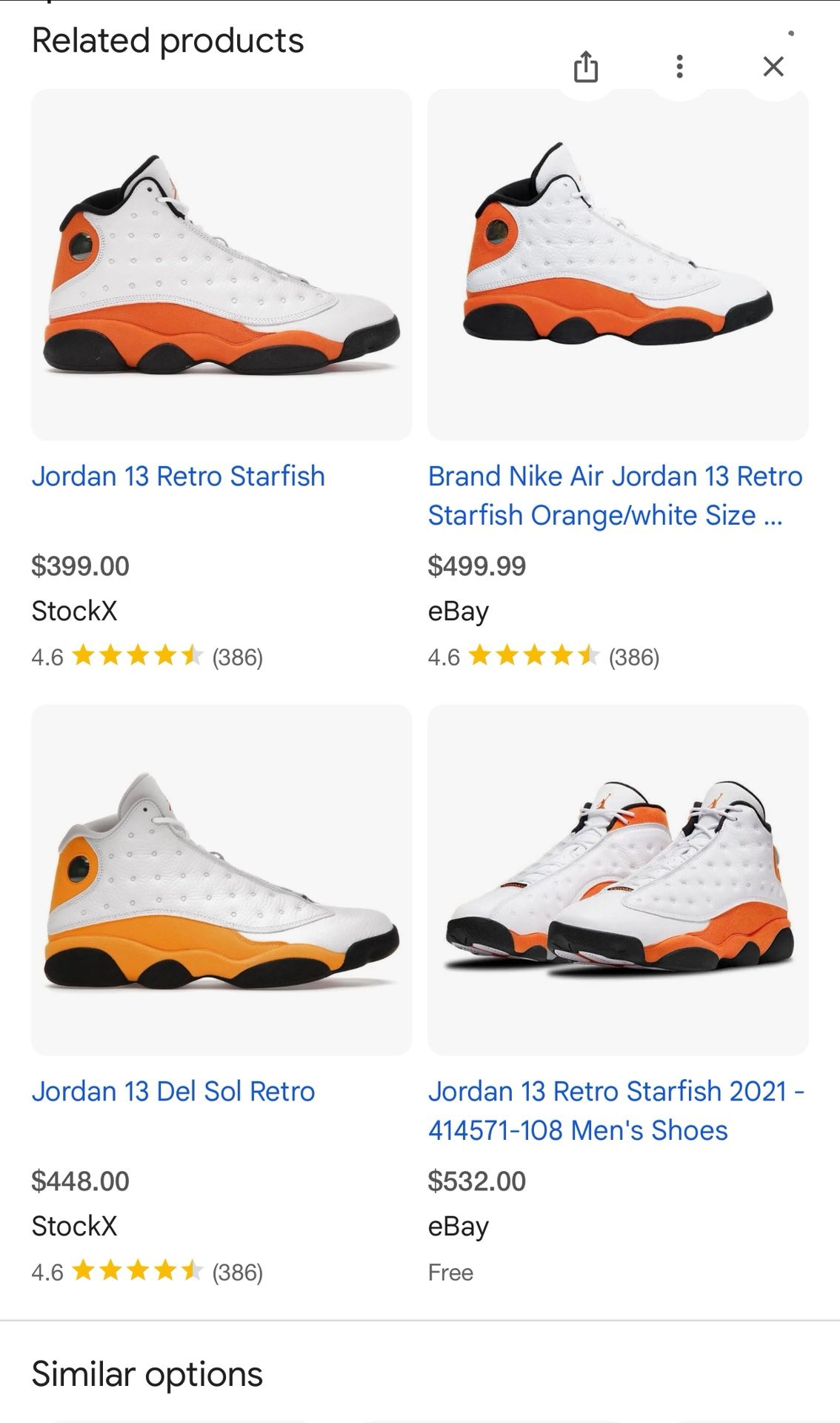 Air Jordan Retro 13 Starfish