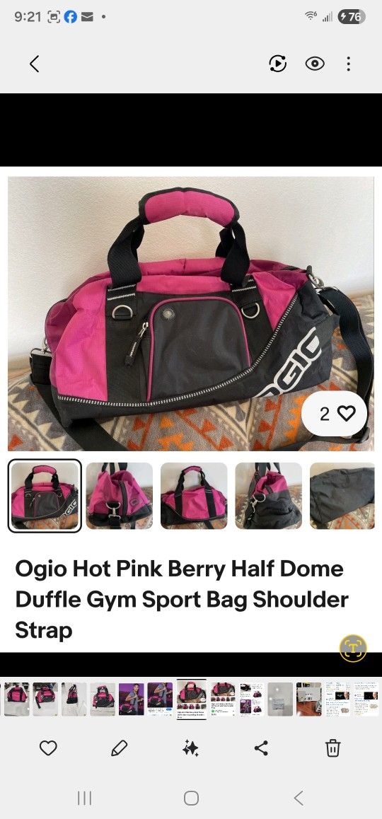 Duffle Gym Sport Bag