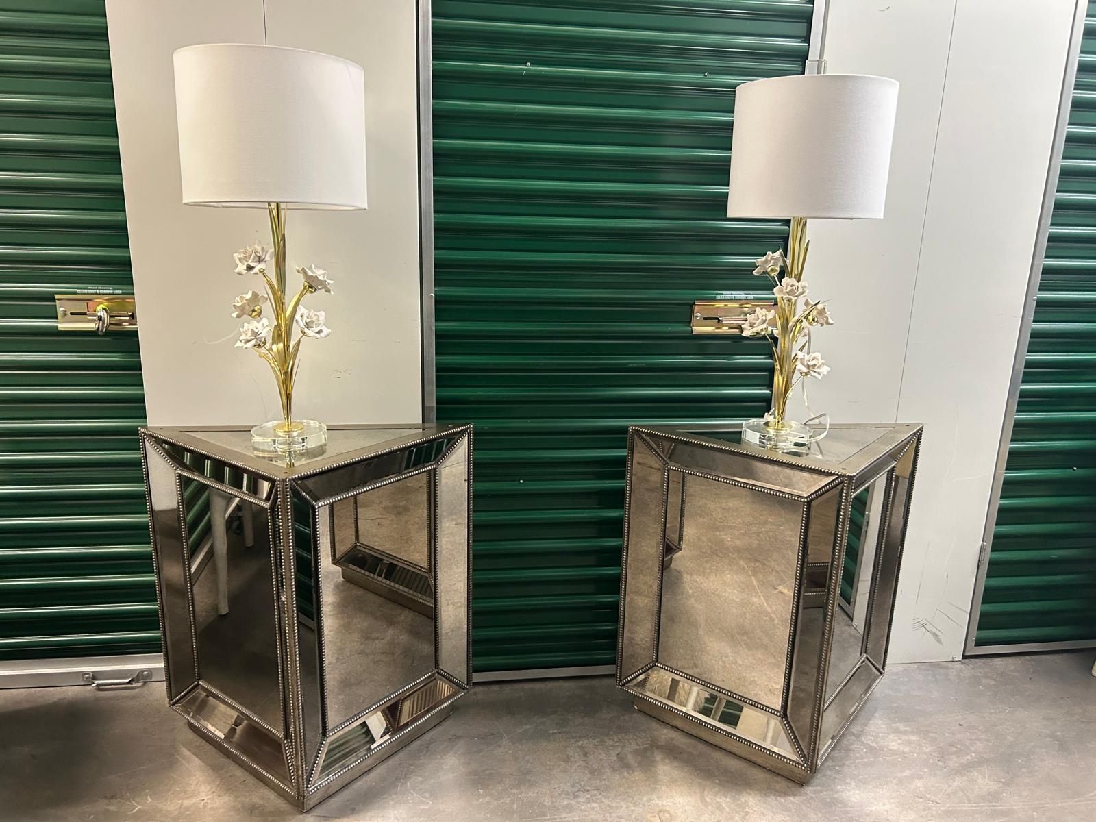 2 End Tables, Nightstands, Base For Table