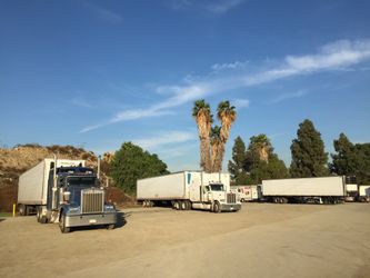 Parking space for Truck and trailer