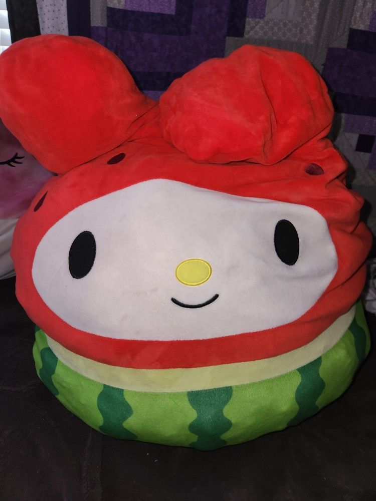 Sanrio My Melody Watermelon 23 inch Squishmallow Hello Kitty
