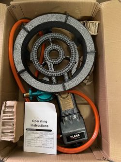 PLANA PL-CI3 Cast Iron Propane Burner (Auto Ignition) - Brand New Open Box
