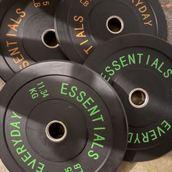 80lb of bumper plates