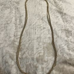 Monet Gold Multi- Strand Chain Necklace