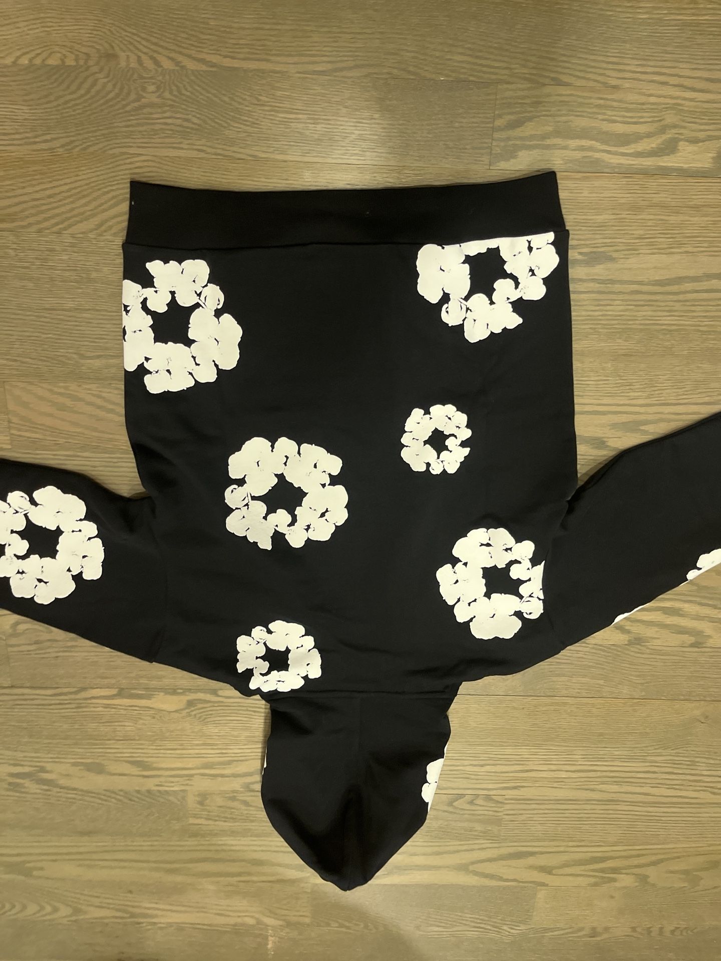 Denim Tears Black And White Hoodie