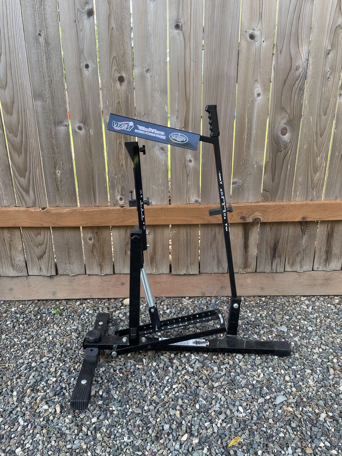 Louisville Slugger Black Flame Pitching Machine Like New