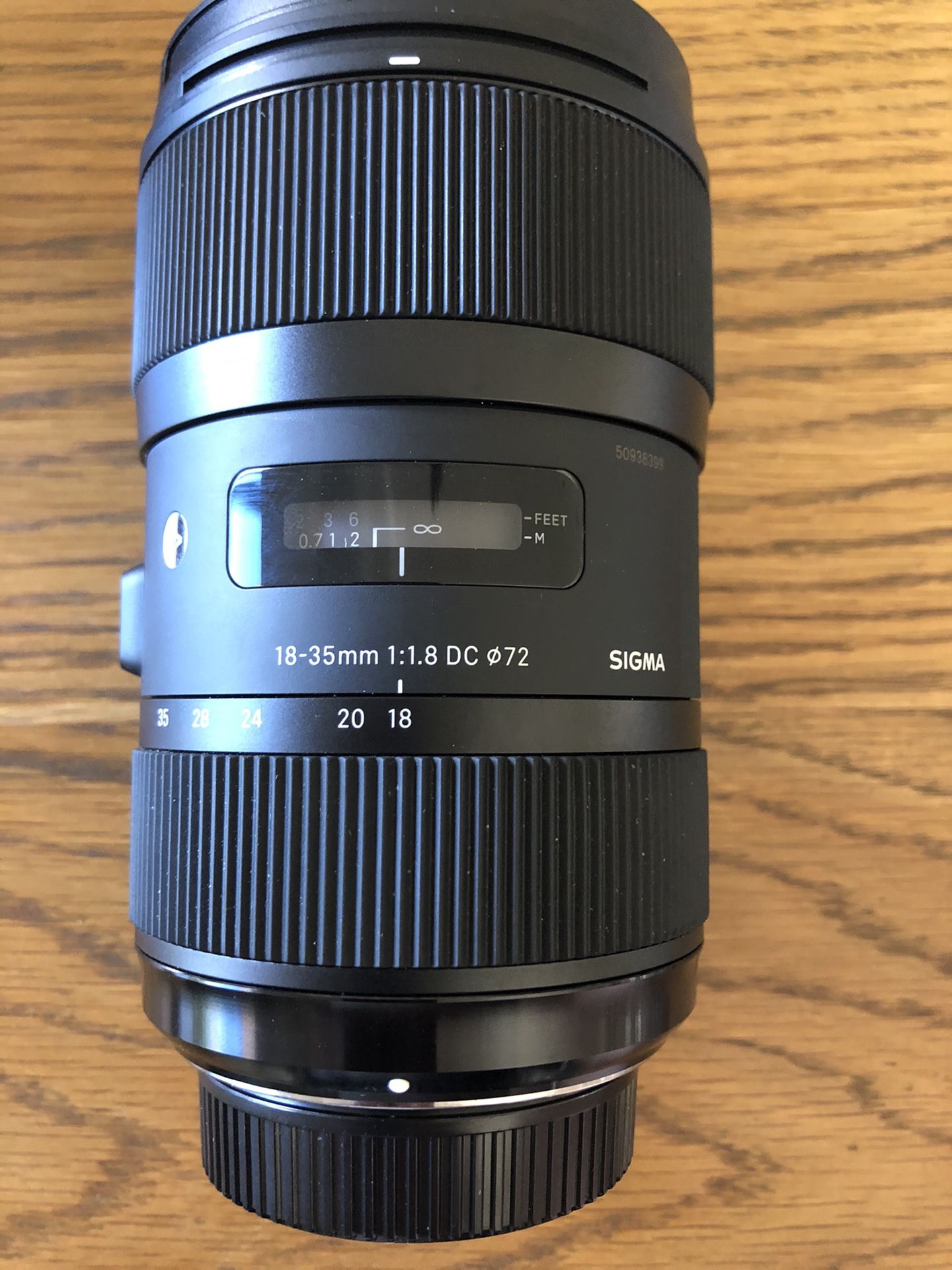 Sigma 18-35mm f1.8 lens Nikon mount, excellent condition. $699 new. Yours for $450.