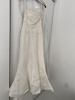 Vintage Gorgeous Strapless Mermaid Ivory Wedding Dress