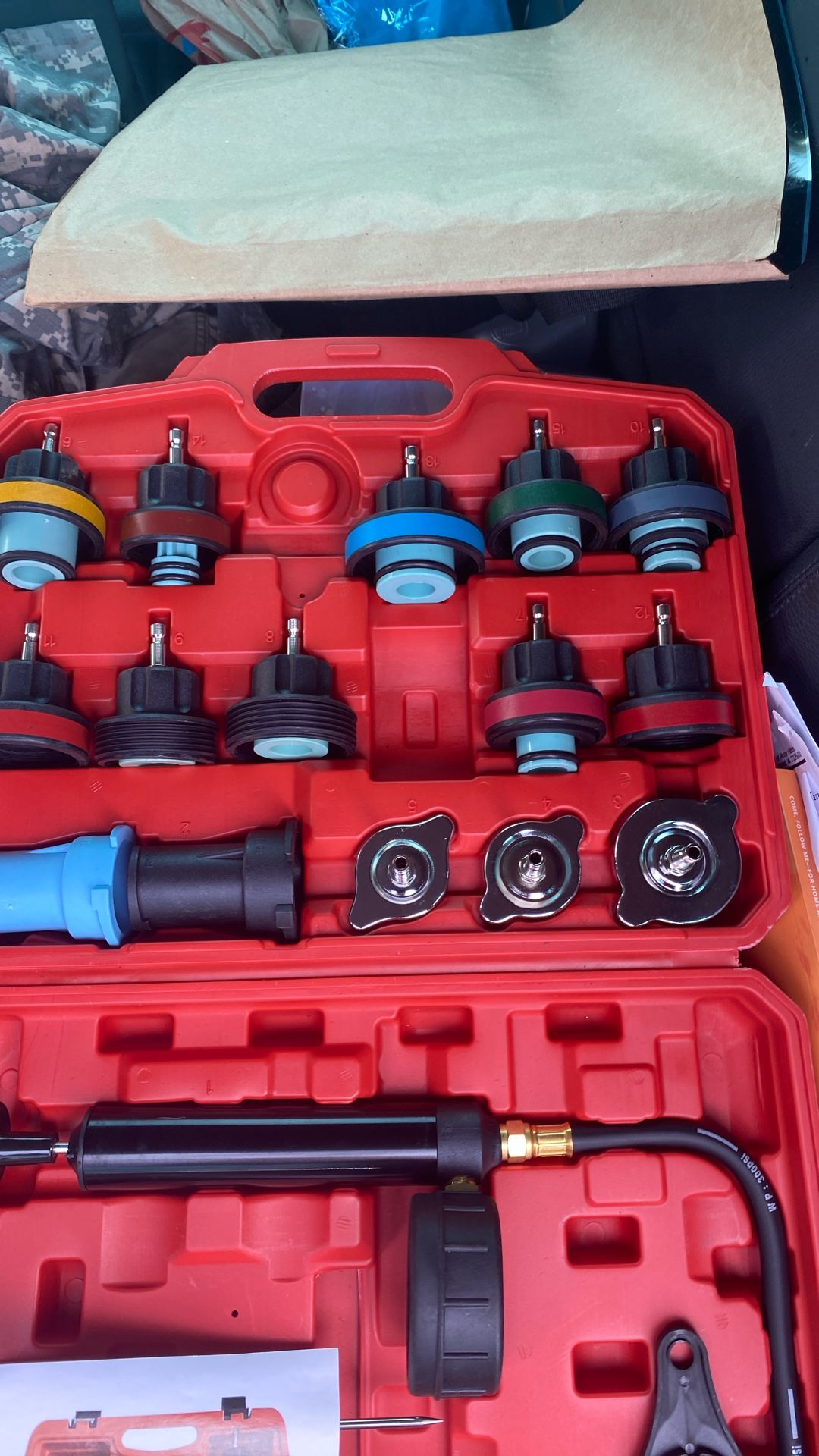 Complete Coolant Pressure Tester All Cars