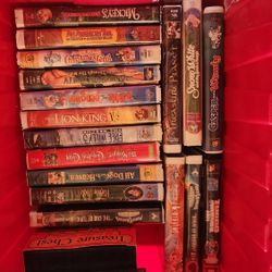 Free Delivery Of All These vhs Tapes Hard Covers !