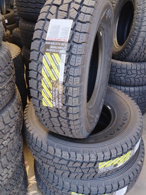 New Set Of Vantage Tires 265 75 16 Lt 