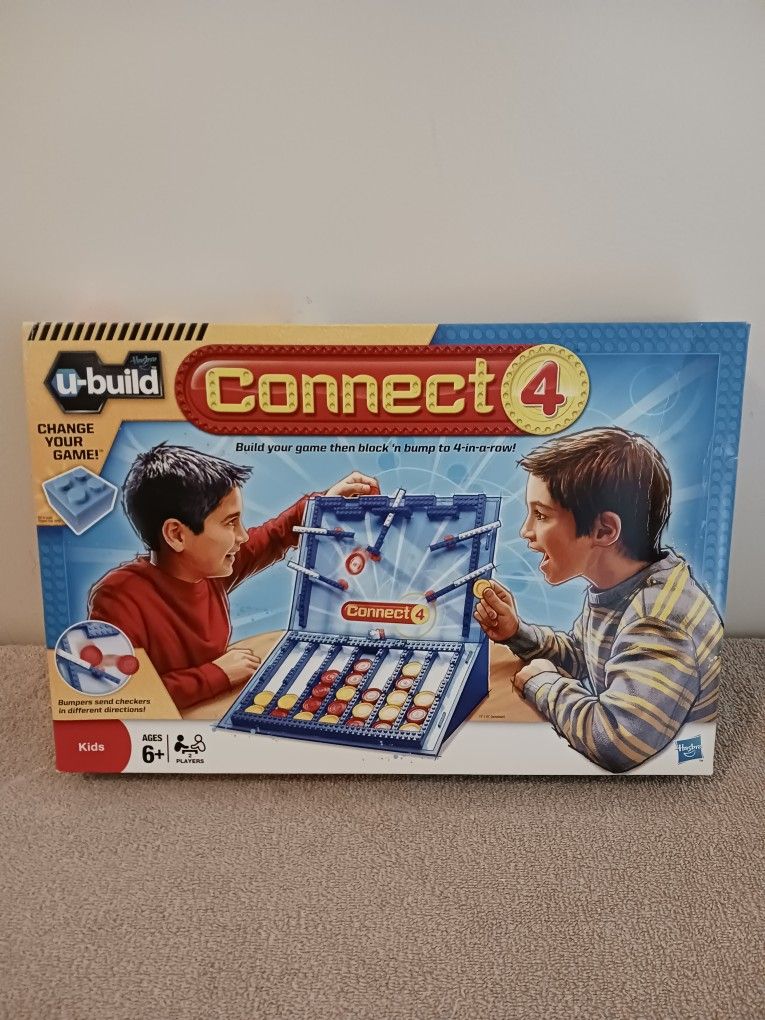 New Sealed 2010 U-Build Connect 4 Game