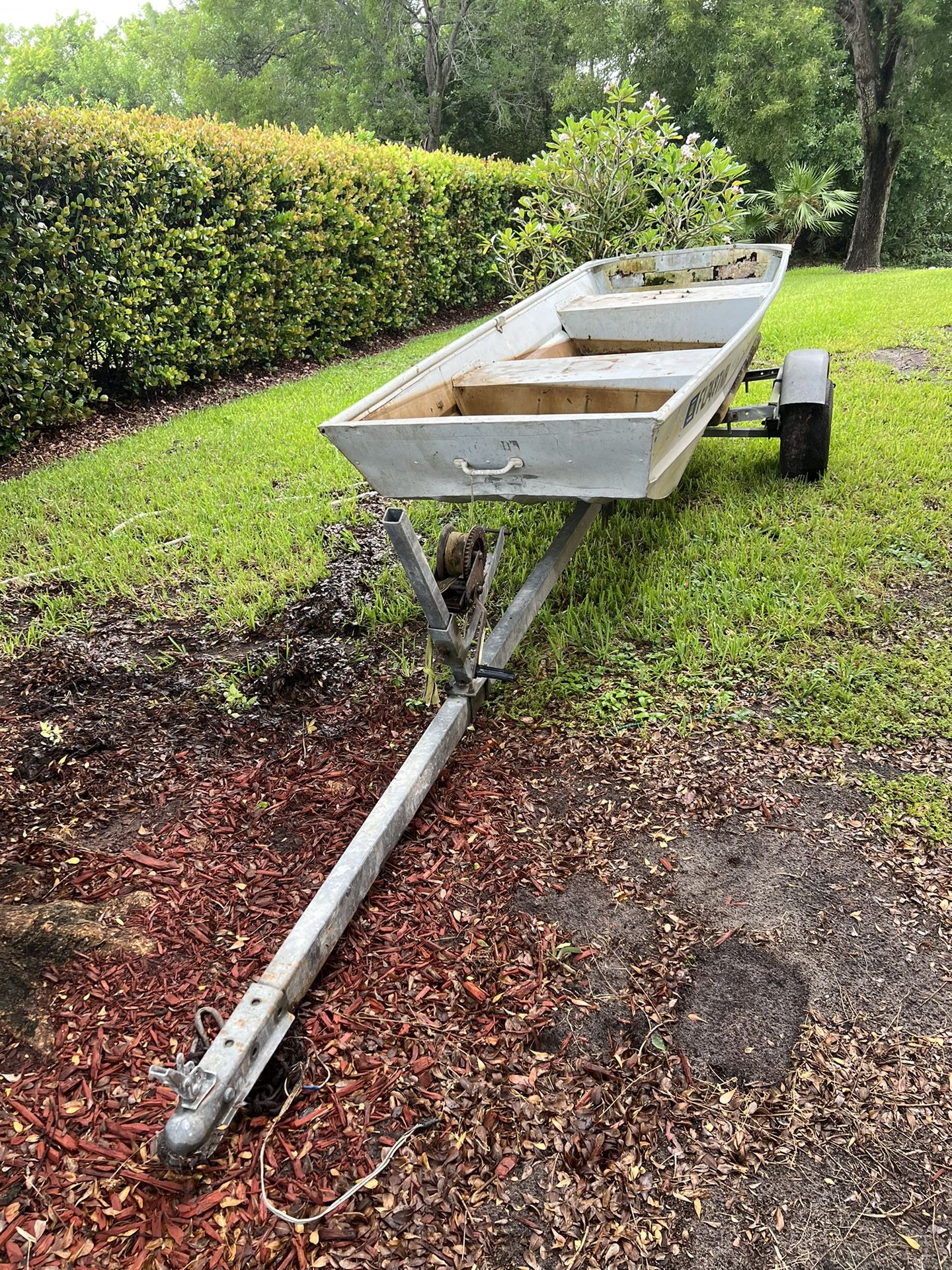 Jon Boat - With Trailer No Motor