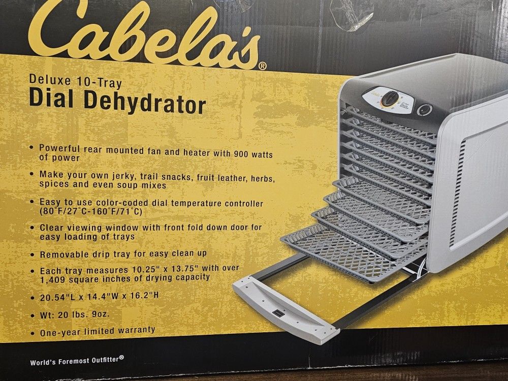 Cabelas 10 Tray Dehydraor. Fishing Leaders. Fish Finder