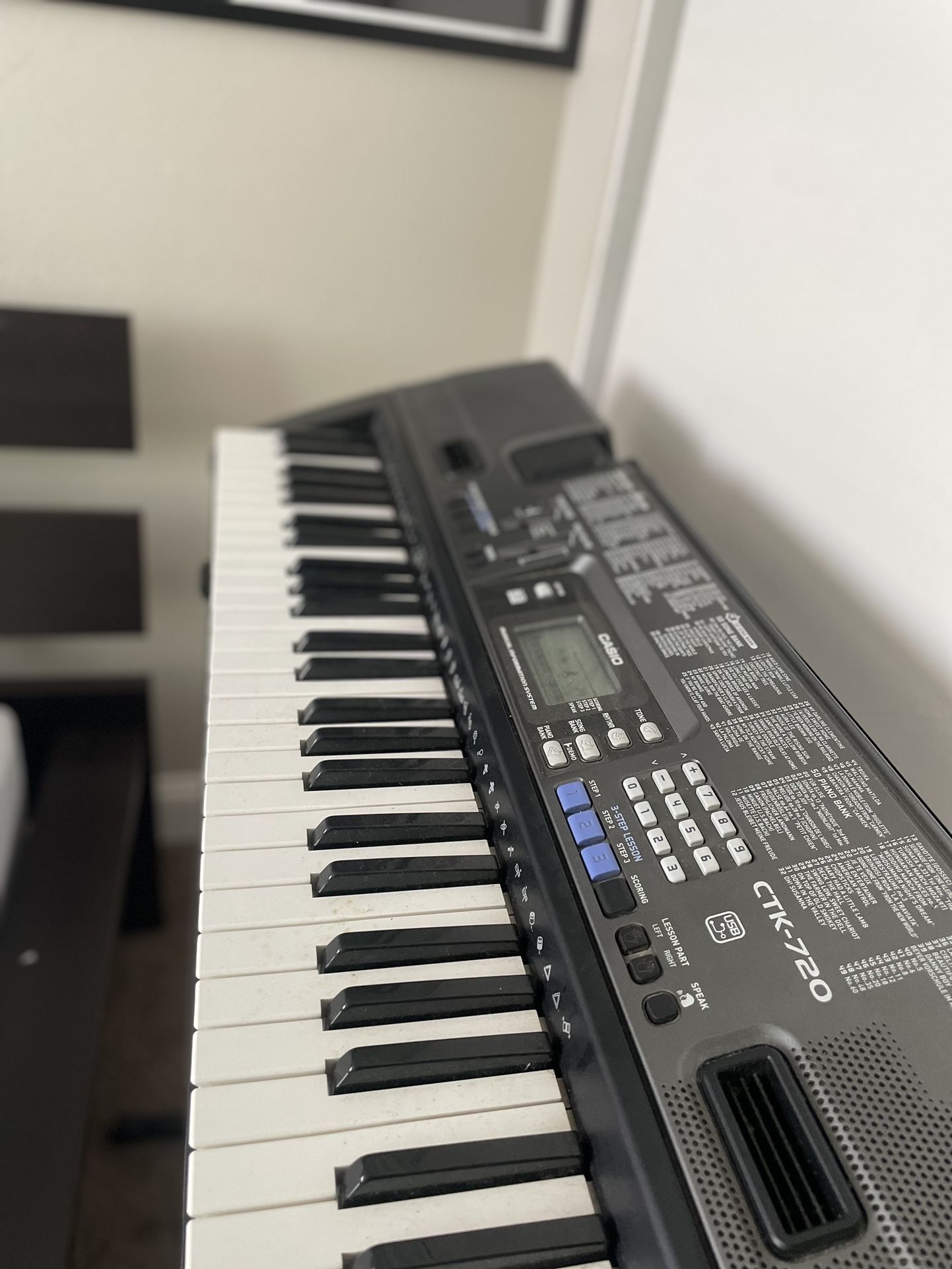 For Sale: Casio CTK-720 Keyboard - Gently Used and Well-Loved!