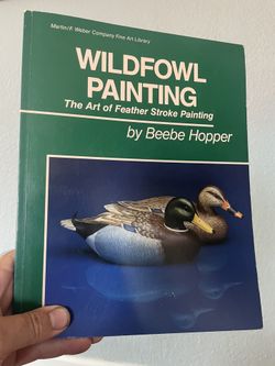 Signed Book By Beebe Hopper Wildfowl Painting