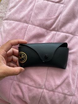 Ray-Ban Black Leather Sunglasses Case