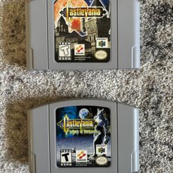 Castlevania & Legacy of darkness bundle for Nintendo 64 *AUTHENTIC*