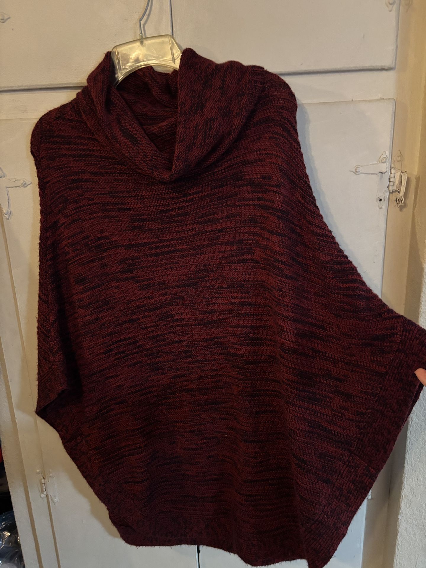 Sweater Poncho De Mujer