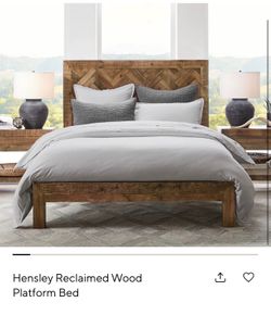 Queen Pottery Barn Bed Frame