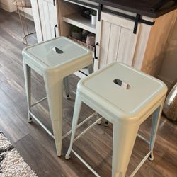 Blue Bar Stools