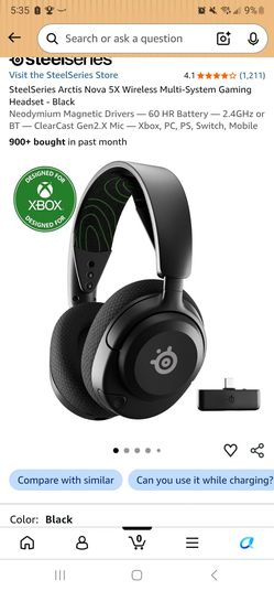 Gaming headset Steelseries Artis nova 5