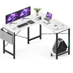 White Corner Desk