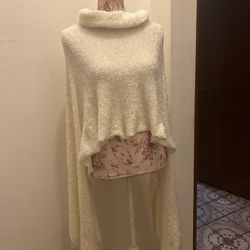 Poncho Sweater One Size 