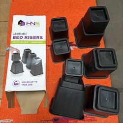 Sturdy Adjustable Bed Risers