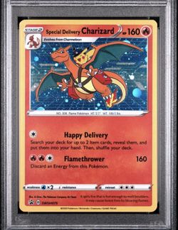 2022 Black Star Promo Delivery Charizard PSA 8