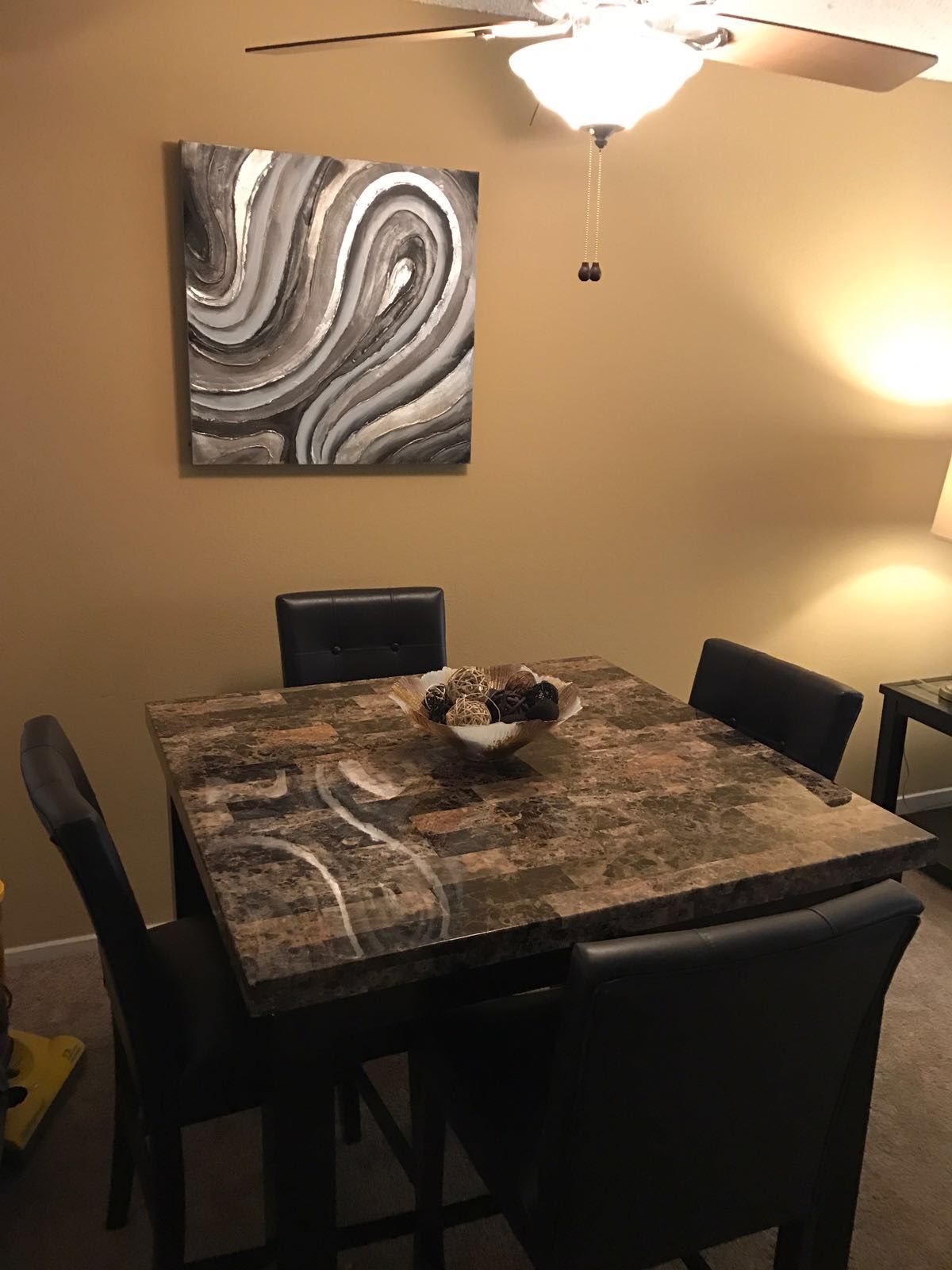 Only kitchen table and chairs