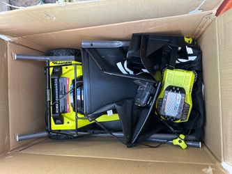 New Ryobi One+ 18V Dual Battery 16” Lawn Mower