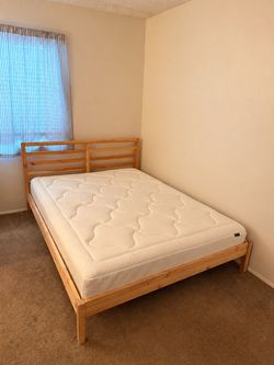 Queen size bed and frame