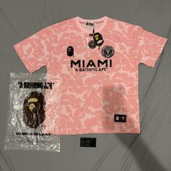 Inter Miami X Bape colab shirt