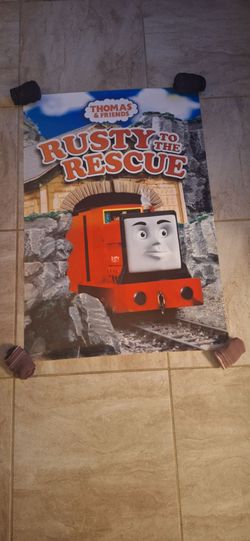 Thomas & Friends: Rusty to the Rescue poster based on the 2008 DVD Release featuring the character Rusty