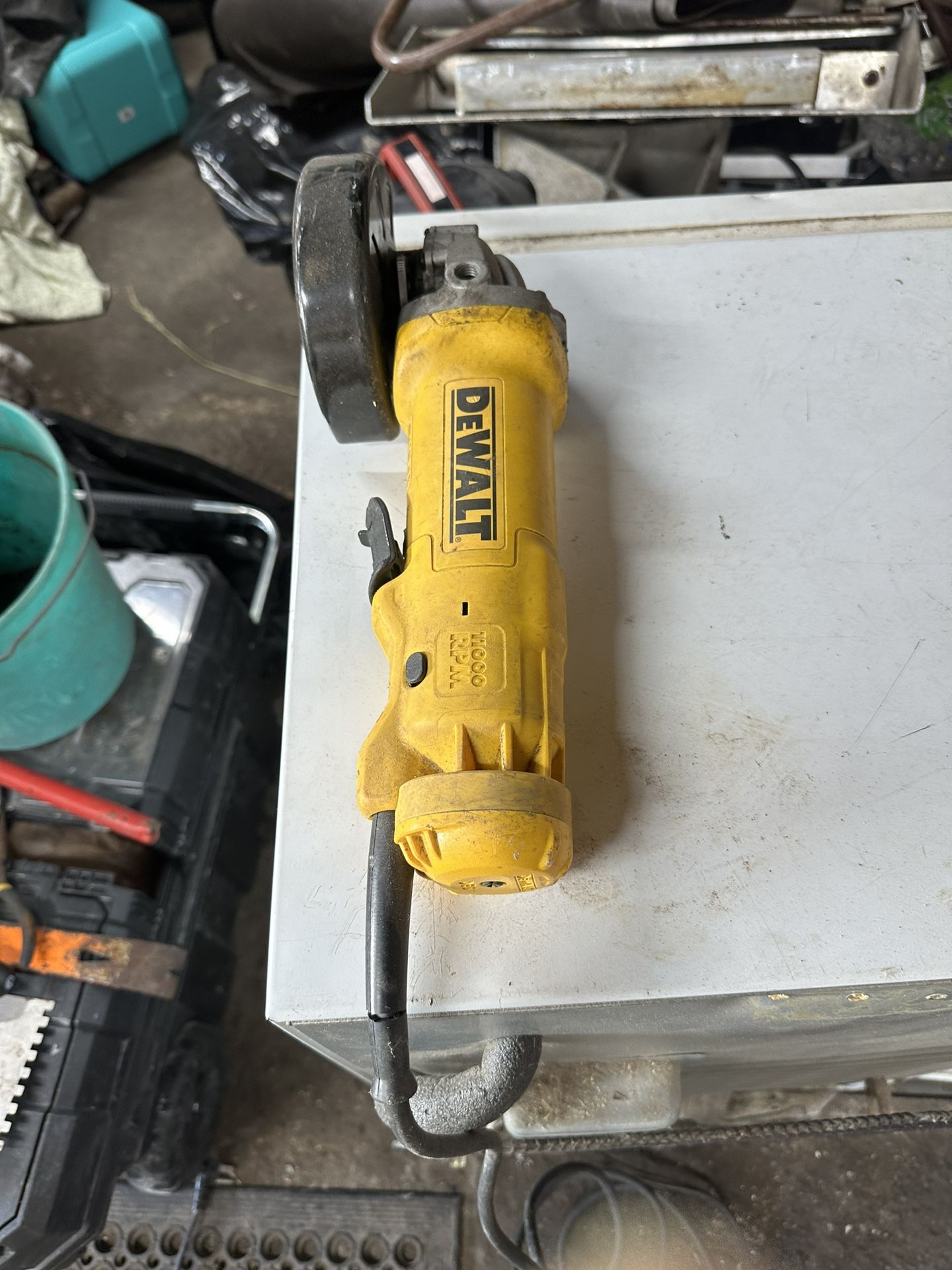 DeWalt corded angle grinder