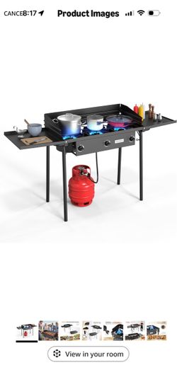3-Burner Propane Camp Stove