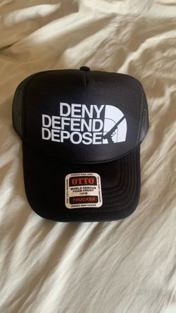 Deny Defend Depose Trucker Hat