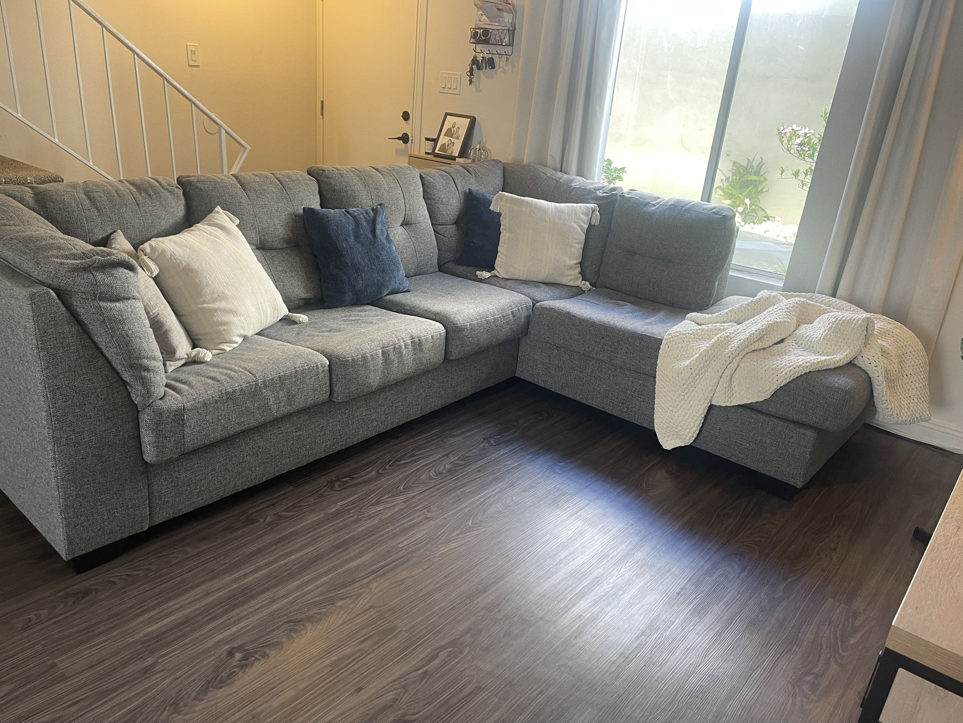 Gray Sectional Sofa
